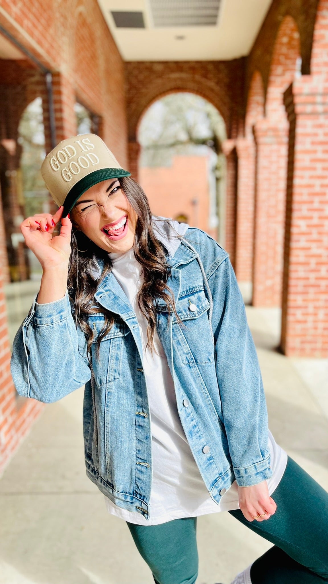 God is Good Embroidered Hat