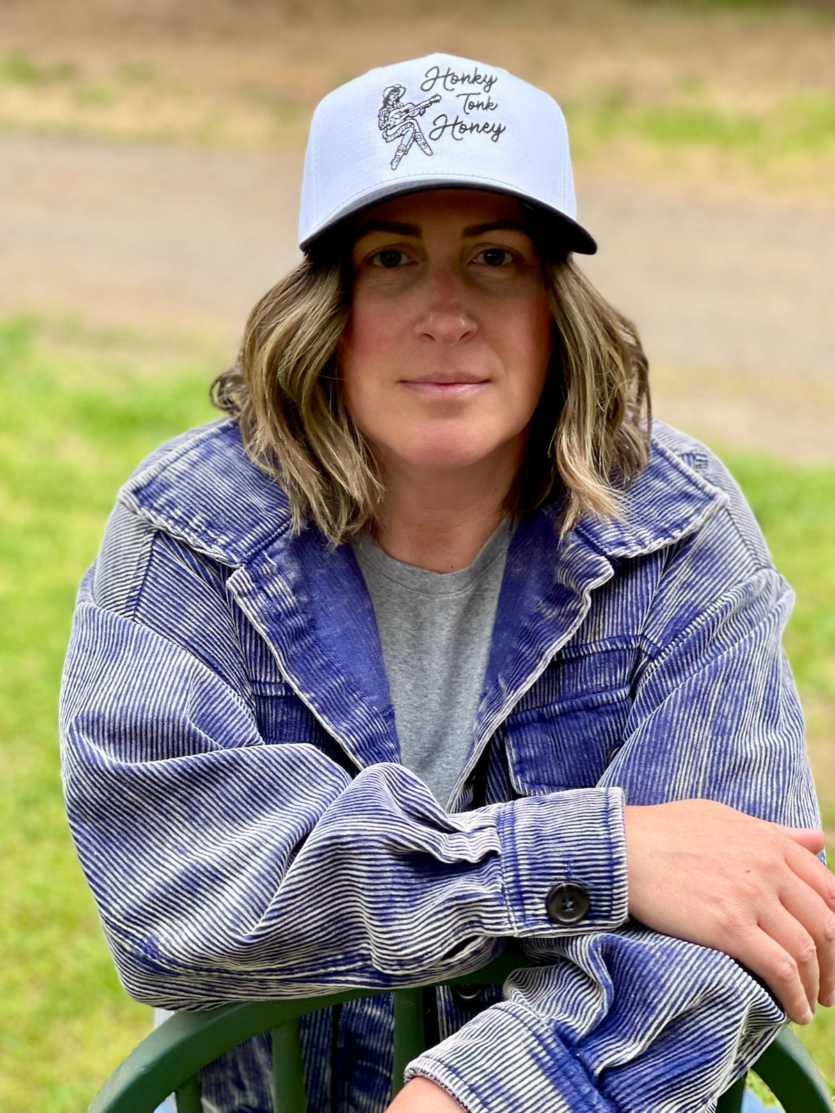 HONKEY TONK HONEY EMBROIDERED HAT