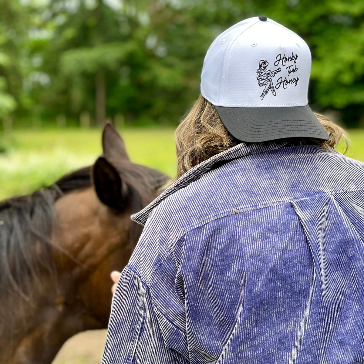 HONKEY TONK HONEY EMBROIDERED HAT