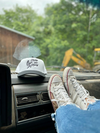 HONKEY TONK HONEY EMBROIDERED HAT