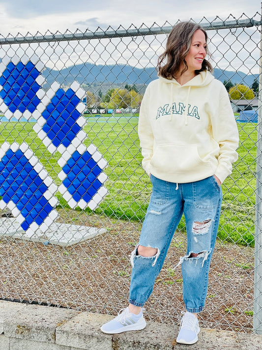 Mama Embroidered Hoodie