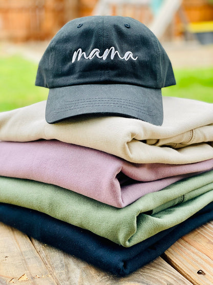 Mama Embroidered Dad Hat