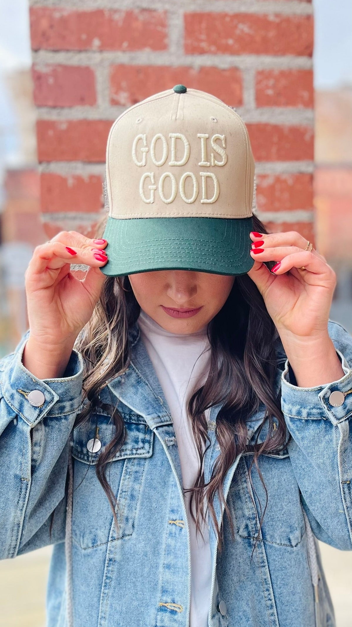 God is Good Embroidered Hat