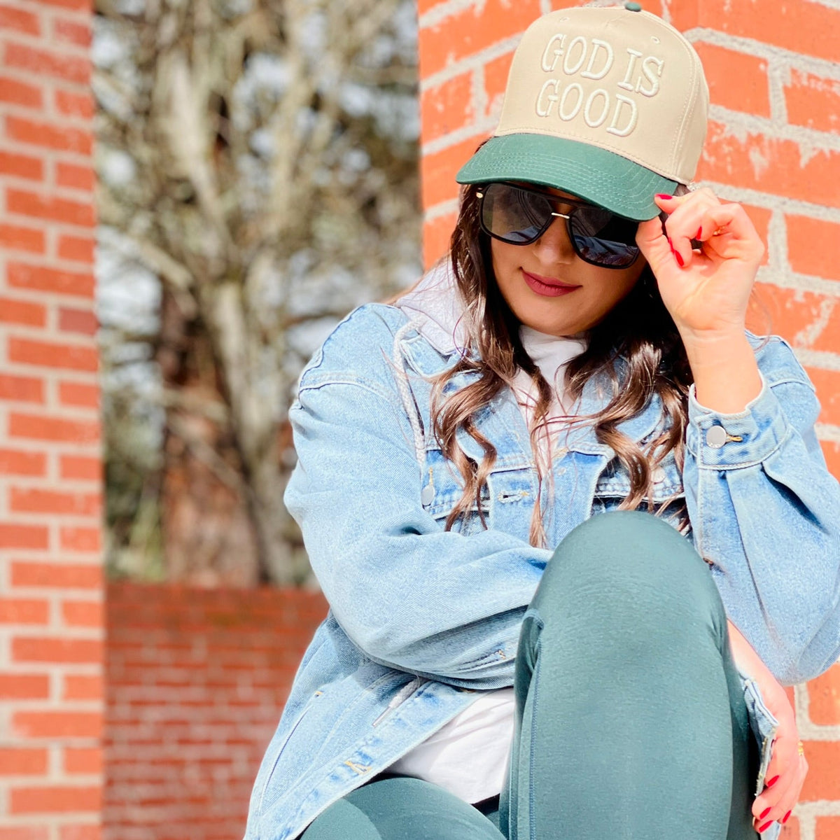 God is Good Embroidered Hat